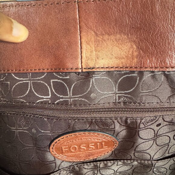 Fossil Large Weekender Bag | Leather - Picture 5 of 12